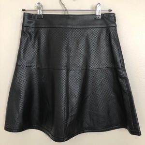 Ann Taylor Faux Leather Skirt